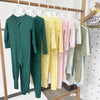 Solid Color Baby Bamboo Fiber Romper