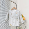 Organic Reverse Wearing Drawing Bib Infant Feeding Protective Clothing